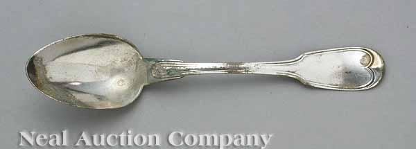 Appraisal: An American Coin Silver Tablespoon Hyde Goodrich New Orleans c