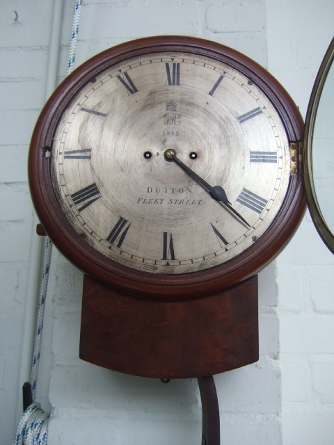 Appraisal: A Victorian mahogany eight day drop dial wall clock William