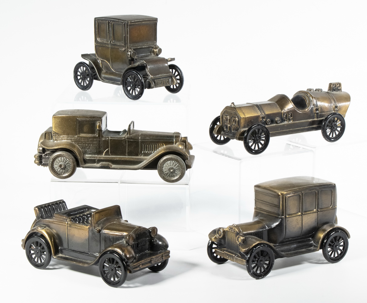 Appraisal: VINTAGE BANTHRICO CLASSIC VEHICLE FORM STILL BANKS All in Cast