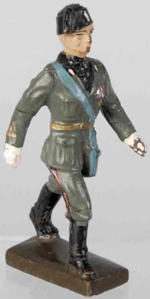 Appraisal: Italian Fascist Marching Officer A couple of small paint chips