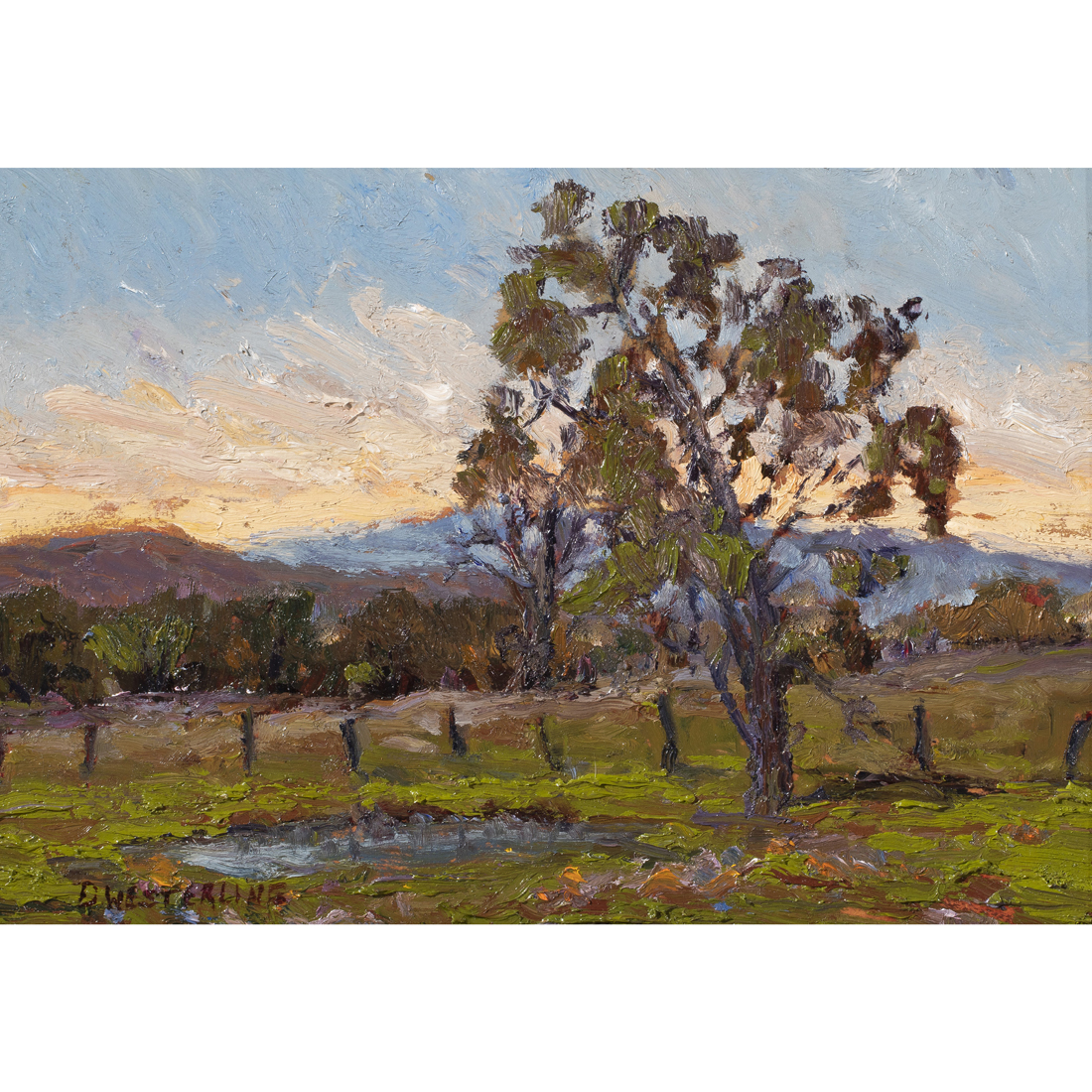 Appraisal: PAINTING DENNIS WESTERLING Dennis Westerling American b Year Rancho Mariena