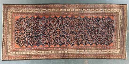 Appraisal: Antique Khamseh Gallery rug Persia circa x Estimate - Good