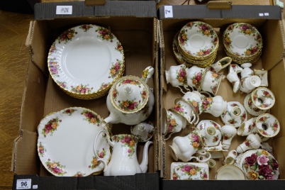 Appraisal: A collection of Royal Albert Old Country roses dinner Tea