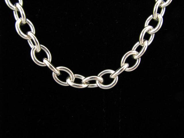 Appraisal: Judith Ripka Sterling Silver Heavy Link Chain