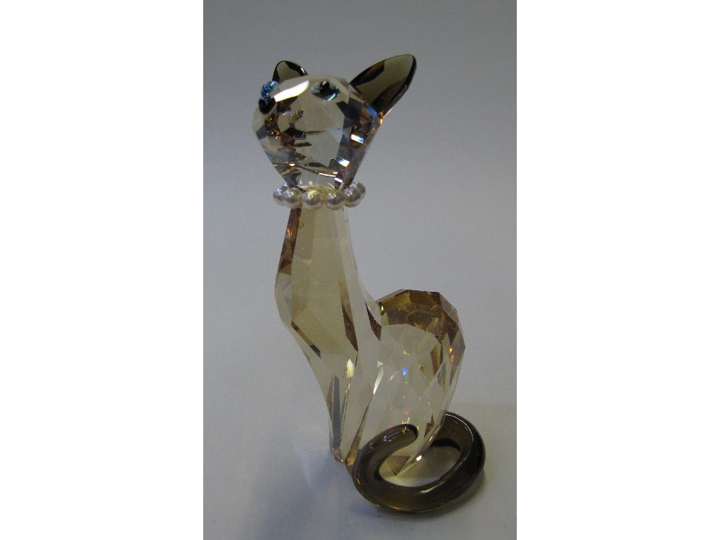 Appraisal: Swarovski figure 'Diane' Siamese cat from the Lovlots Series designed