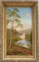 Appraisal: UNSIGNED American th th Century VIEW FROM VAN BRYANTS HOME