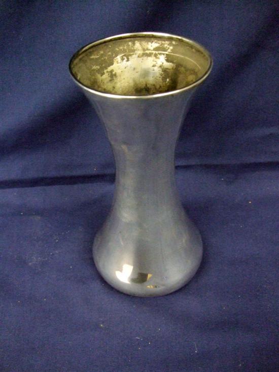 Appraisal: Edward VII Mappin Webb silver vase Birmingham oz h in