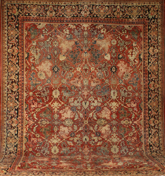 Appraisal: Bakhtiari Rug Second Quarter th Century Shaded red ground with