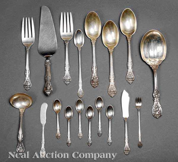 Appraisal: A Group of Reed and Barton Francis I Sterling Silver