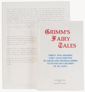 Appraisal: Force Book Grimm's Fairy Tales Ray Piatt s Gilt-stamped cloth