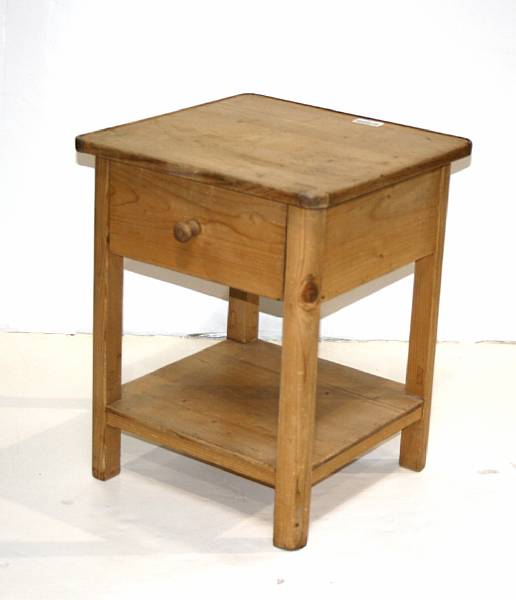 Appraisal: A Provincial pine side table composed of th century elements