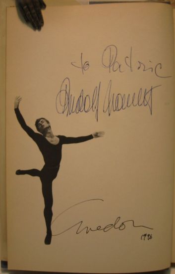 Appraisal: BALLET NUREYEV RUDOLF Nureyev An Autobiography with Pictures Signed and