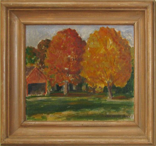 Appraisal: Artist Curry John Steuart American - Title Autumn Farmyard Date