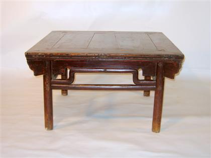 Appraisal: Large Chinese yumu lacquered low table qing dynasty H in