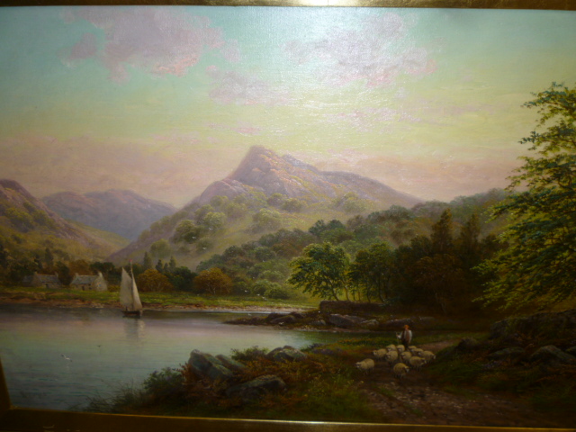 Appraisal: R HAYES th Century Near Brodick Isle of Arran oil