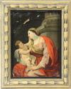 Appraisal: OIL ON COPPER - Madonna and Child at Foot of