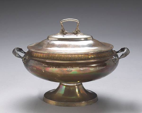 Appraisal: A sterling soup tureen with coverGorham Mfg Co Providence RI