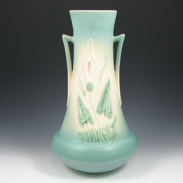 Appraisal: Hull Calla Lily - Vase Calla Lily vase in turquoise