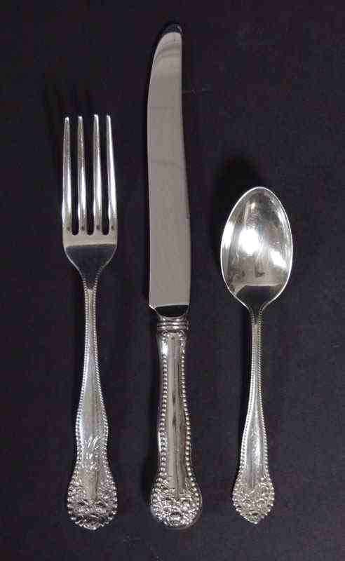 Appraisal: GORHAM LANCASTER STERLING FLATWARE Assembled collection approx pieces in the