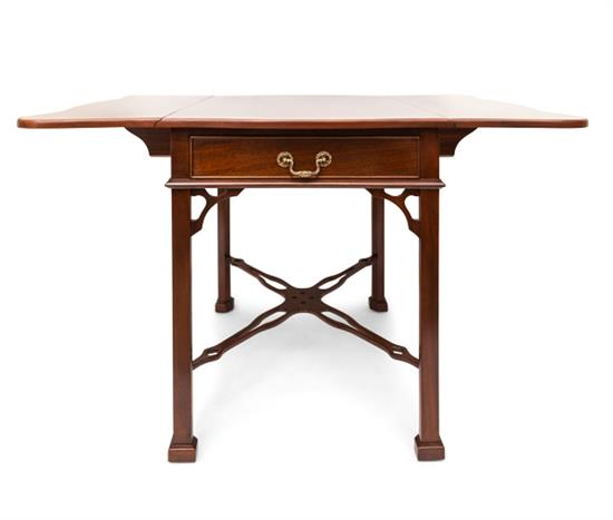 Appraisal: Sale Lot A Chippendale Style Mahogany Pembroke Table th century