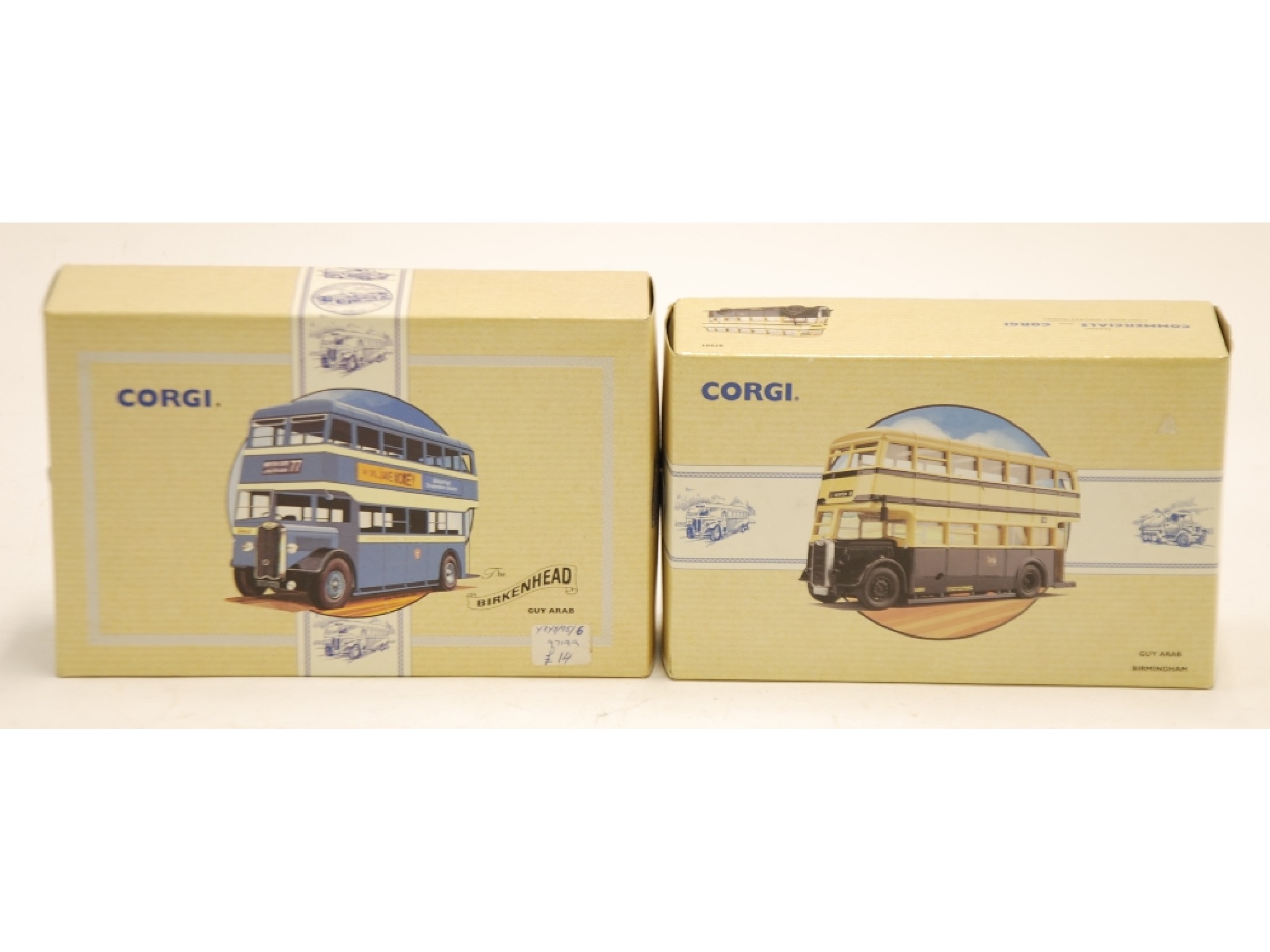 Appraisal: TWO MINT AND BOXED CORGI COMMERCIALS LIMITED EDITION DOUBLE DECKER