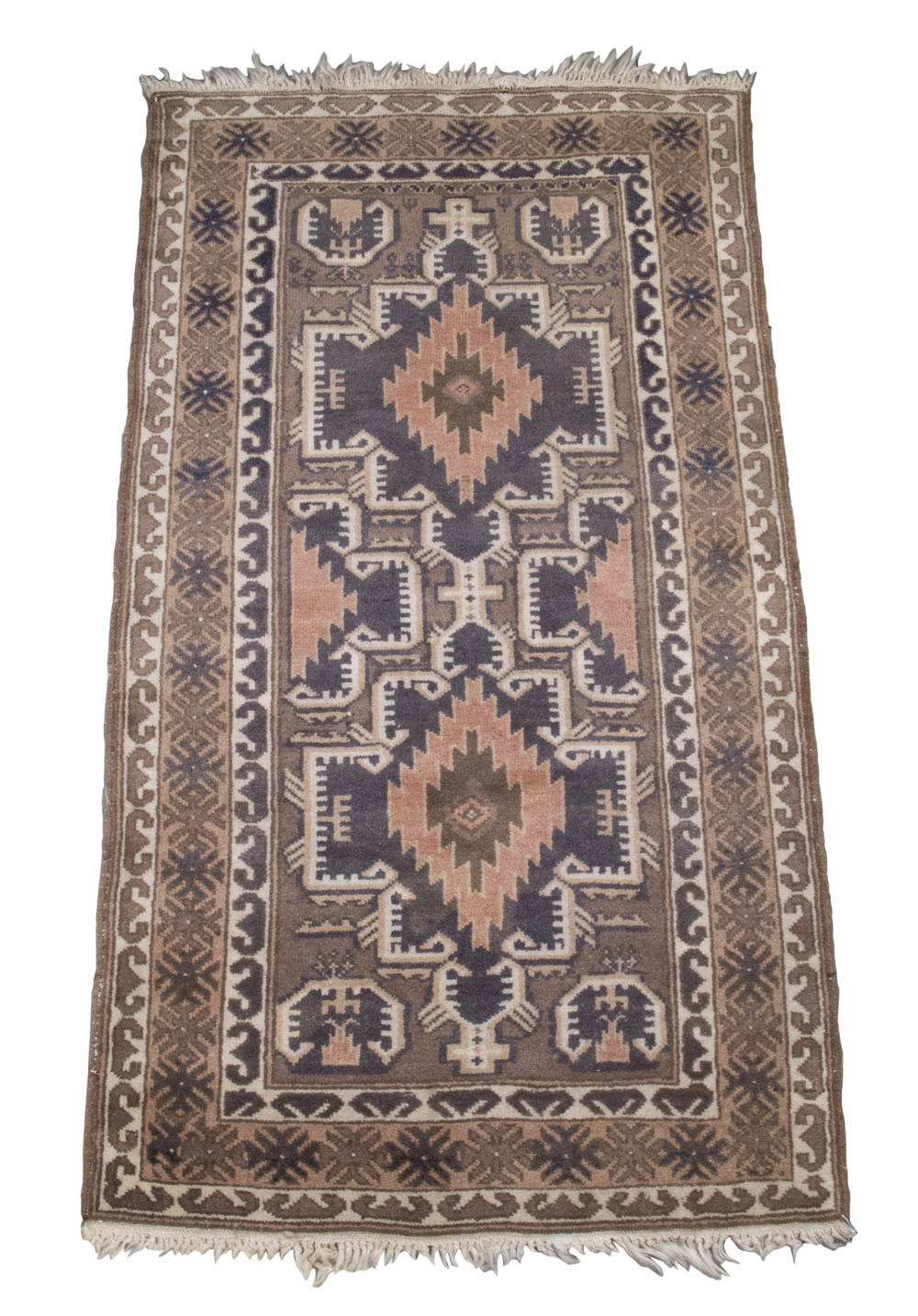 Appraisal: AFGHAN BALUCH RUG ' X ' Afghan baluch rug Afghanistan