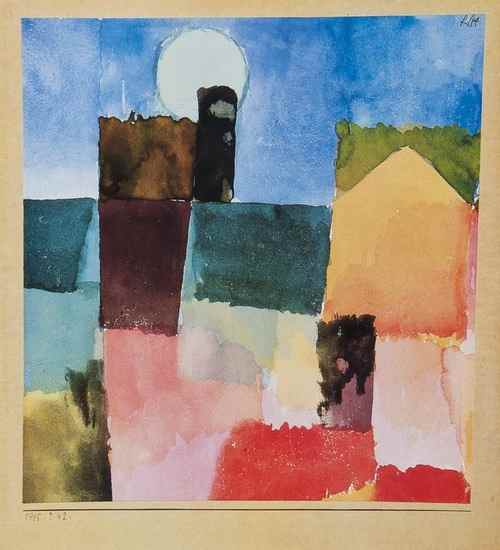 Appraisal: Paul Klee - after Untitled offset lithographic poster printed in