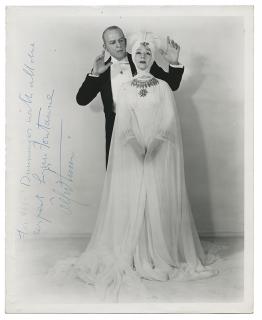 Appraisal: Dunninger Chrystal Group of Photos of Magicians Signed to Chrystal