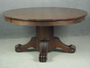 Appraisal: DINING TABLE - DIA MAHOGANY DINING TABLE ON MASSIVE PEDESTAL