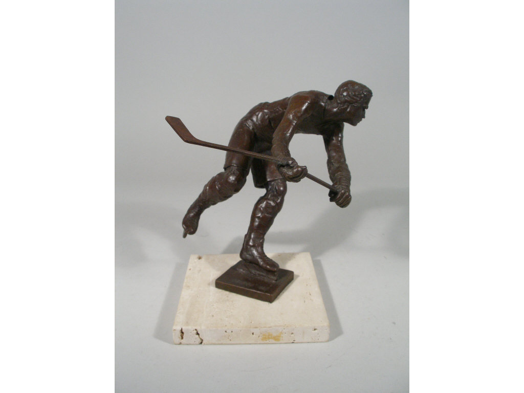 Appraisal: Sterett-Gittings Kelsey CT b Hockey born in Greenwich Ct bronze