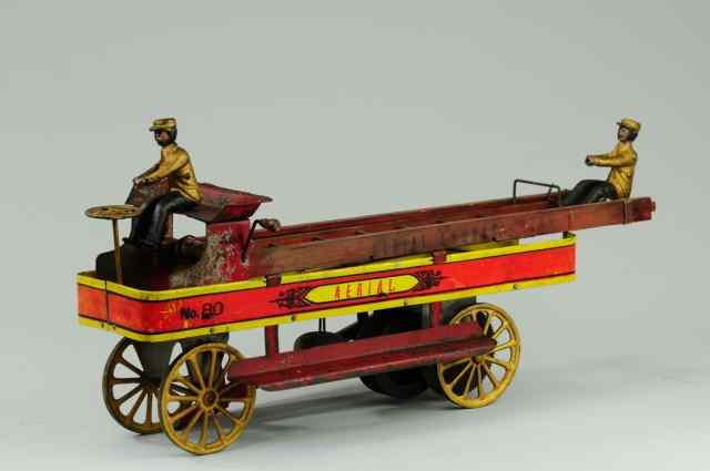 Appraisal: MASON AND PARKER AERIAL LADDER TRUCK Scarce example made of