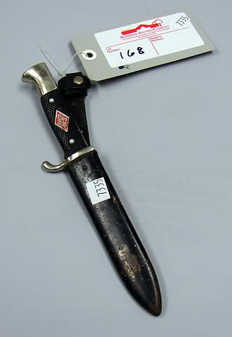 Appraisal: Sheath knife in the style of a WWII Hitler Youth