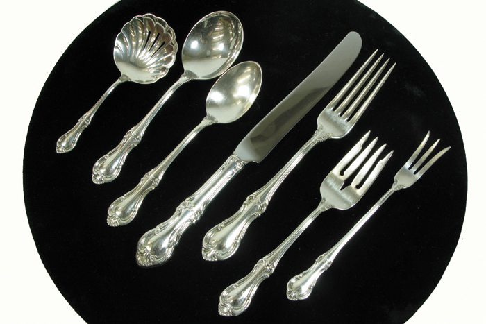 Appraisal: A SET OF INTERNATIONAL STERLING FLATWARE pieces in the Joan