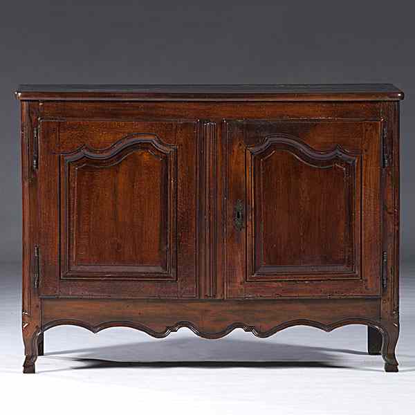 Appraisal: French Provincial Buffet French th century a buffet in walnut