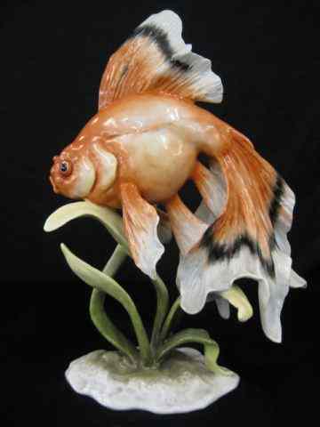 Appraisal: Rosenthal Porcelain Figurine of Koi orGoldfish '' tall signed by