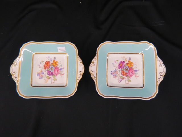 Appraisal: Pair of Spode-Copeland Serving Dishes retailed by Tiffany Company elegant