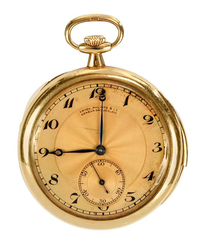 Appraisal: Rare Patek Philippe kt Pocket Watch open face repeater mm