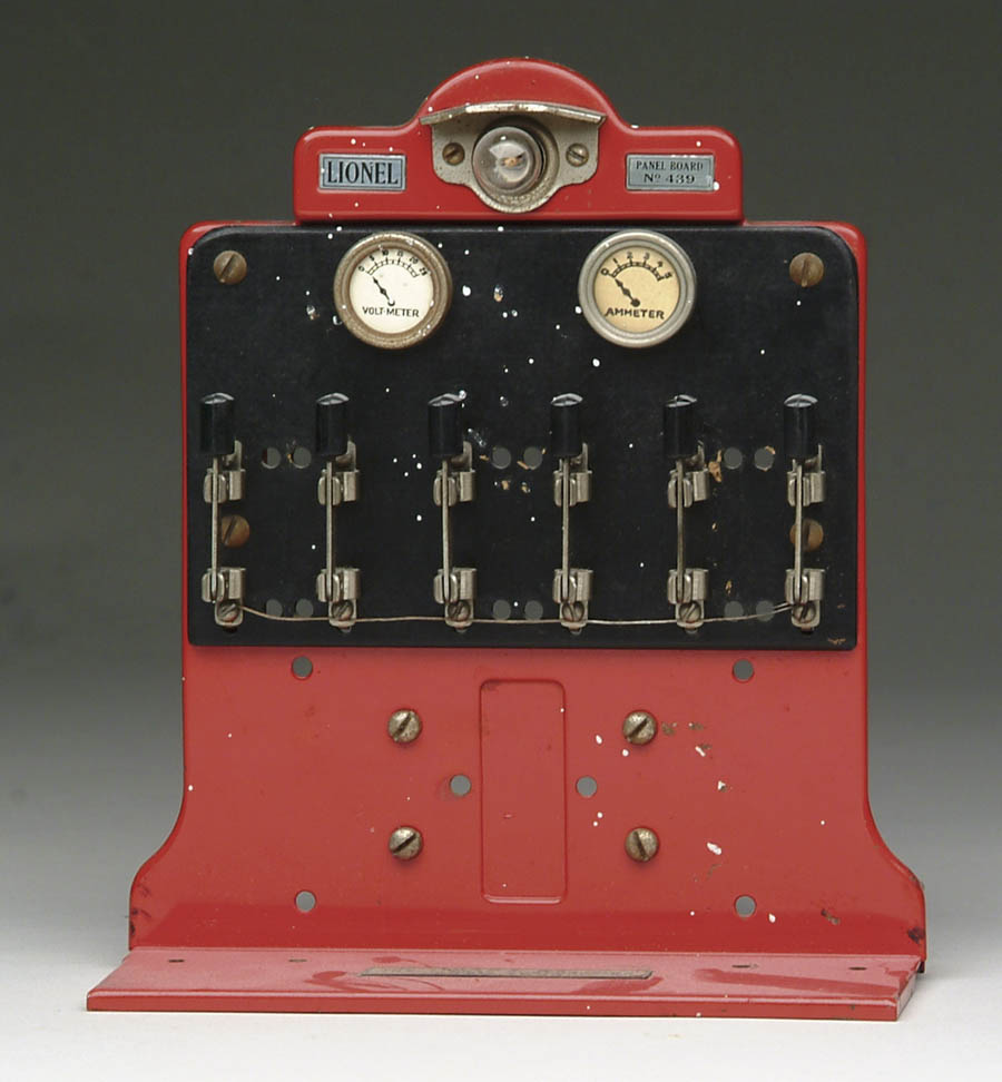 Appraisal: LIONEL CONTROL PANEL In Bright red CONDITION All switches in