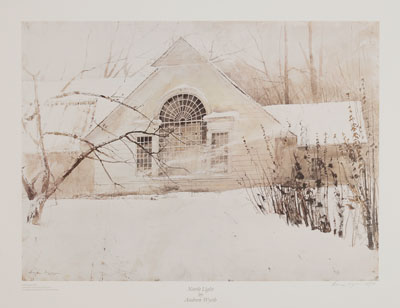 Appraisal: After Andrew Wyeth Chadds Ford Pennsylvania Maine - North Light