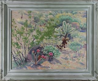 Appraisal: Painting Samuel Wainwright Samuel Wainwright American - Desert Flora oil