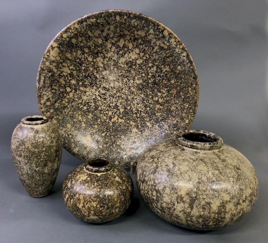 Appraisal: Grouping of Hiroshi Nakayama Ceramic Pieces Hiroshi Nakayama Massachusetts th