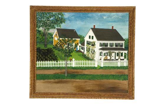 Appraisal: PORTRAIT OF A WHITE HOUSE AMERICAN LATE TH CENTURY Oil