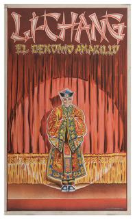 Appraisal: Li Chang Li Chang El Demonio Amarillo Spain Color lithograph