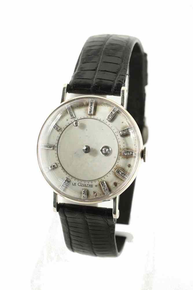 Appraisal: GENT'S WATCH - One K white gold round head wristwatch