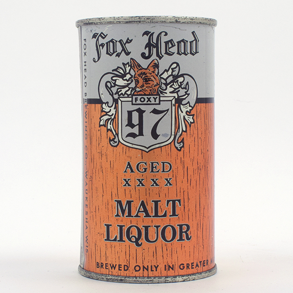 Appraisal: Fox Head Malt Liquor - Reference USBC - Brewery Fox