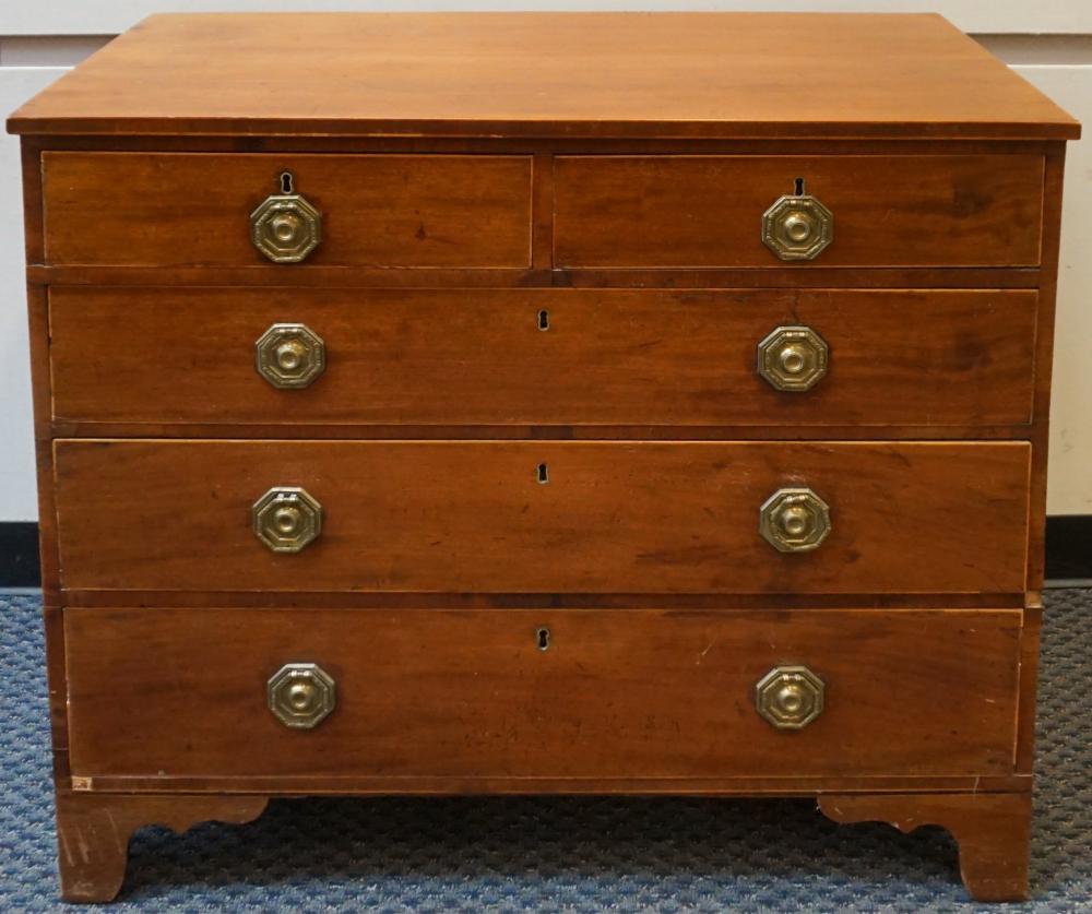 Appraisal: George III Mahogany Chest of Drawers x x in x