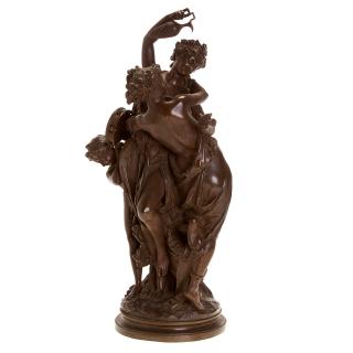 Appraisal: Albert Ernest Carrier Belluse bronze sculpture Albert Ernest Carrier Belluse