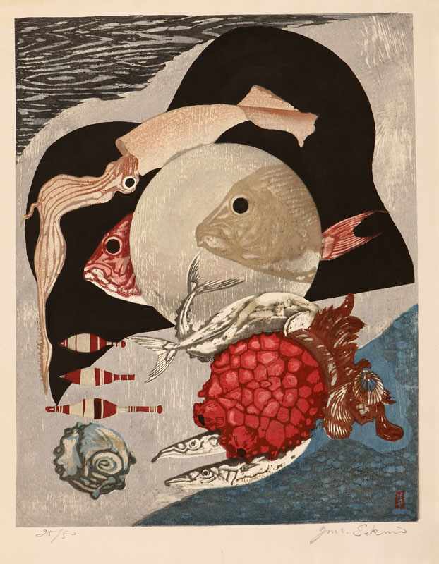 Appraisal: Jun'Ichiro Sekino - Japanese Aquarium