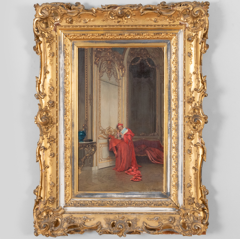 Appraisal: Jean Georges Vibert - Top Secret Two Cardinals in an