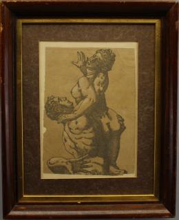 Appraisal: Andrea Andreani - Rape of Sabine Women Woodcut Image Size